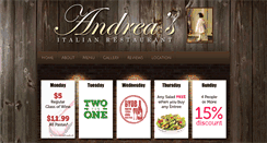 Desktop Screenshot of andreasitalian.com